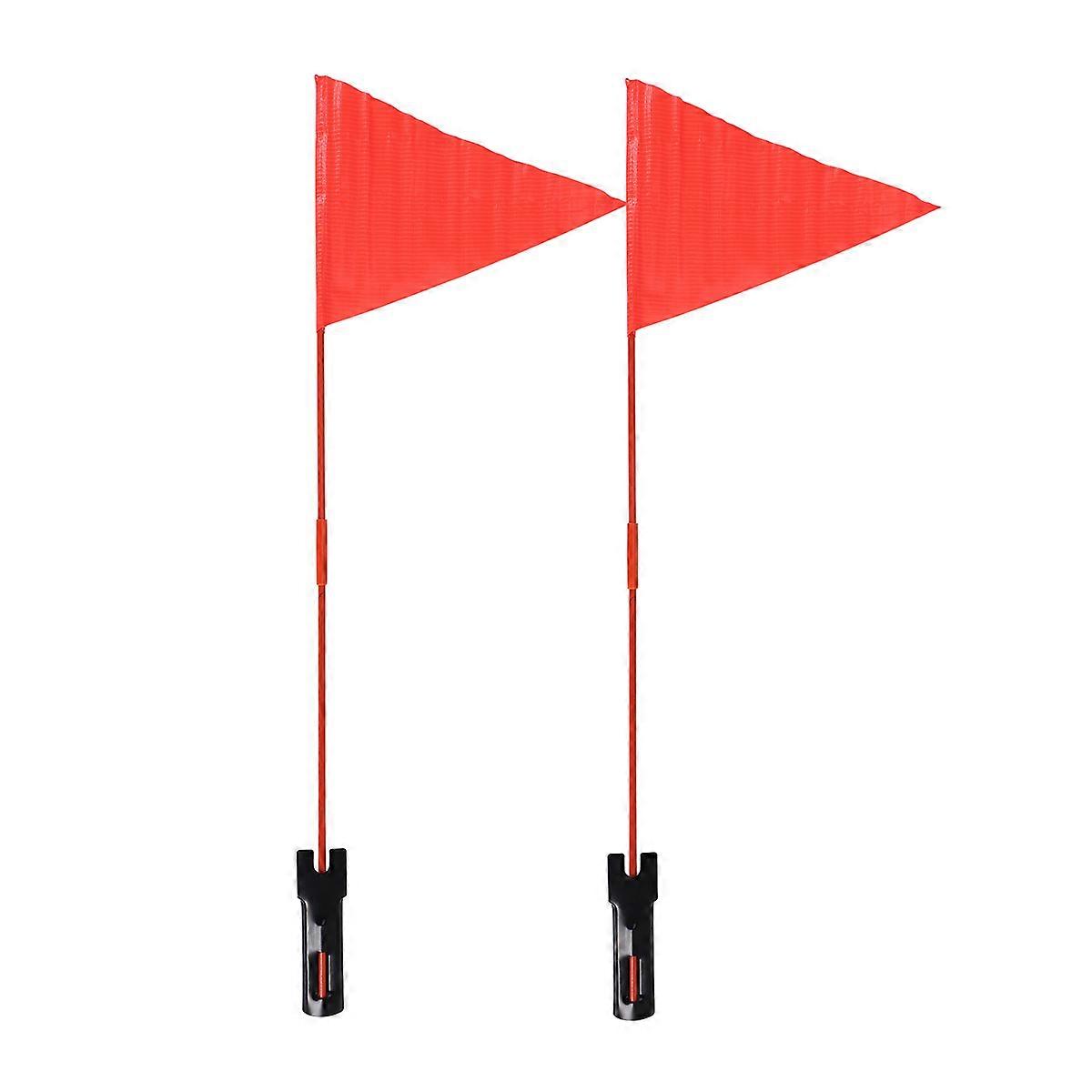 6Ft Bicycle Safety Flag Pole,Flag with Mounting Bracket,Waterproof