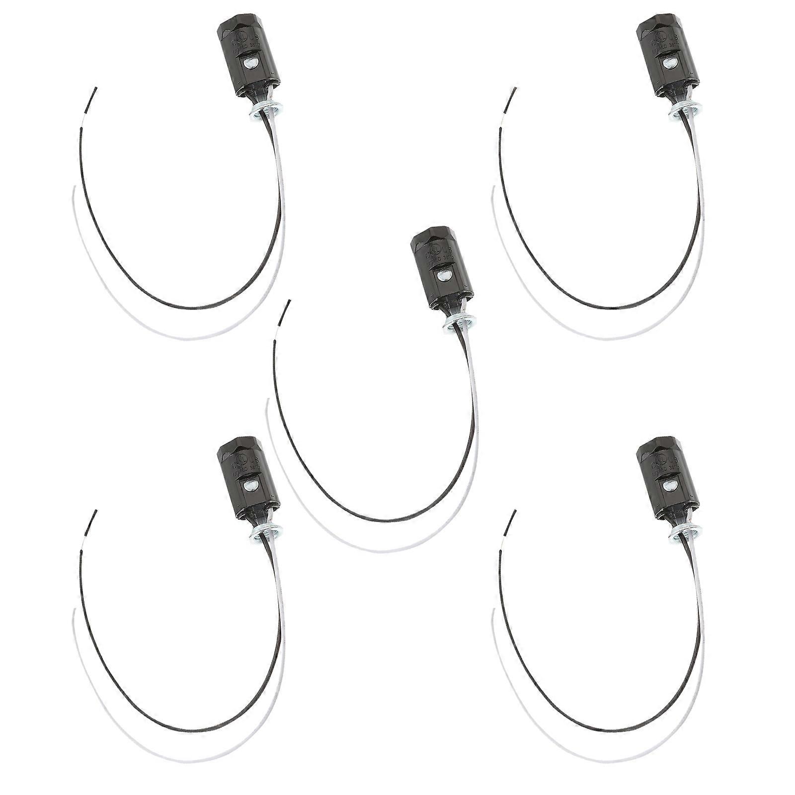 Ceiling Light Holder E12 Thread Lamp Holder for Bulb Base 25Pcs