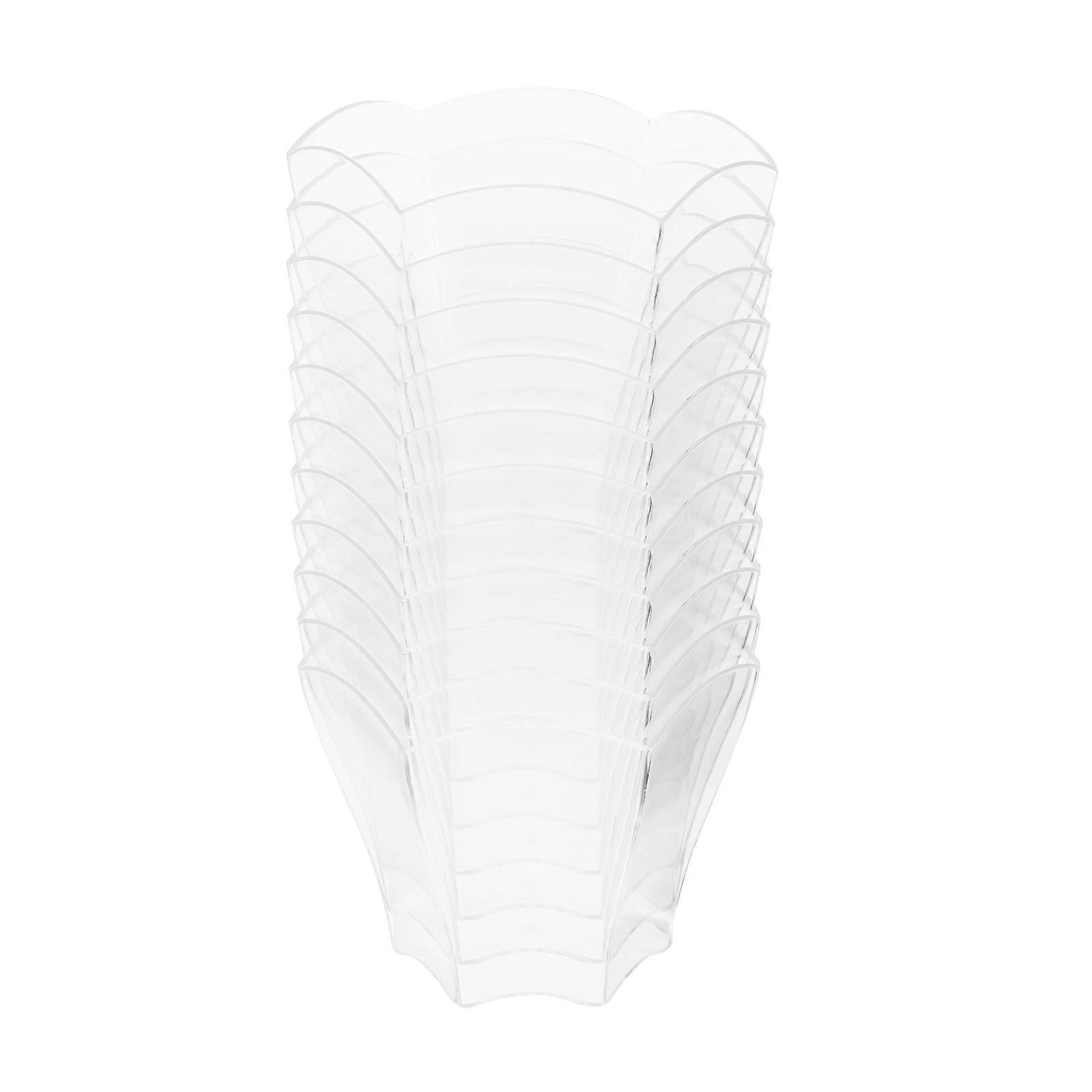Juice Cup Plastic Dessert Cups for Storage 50Sets Transparent Design