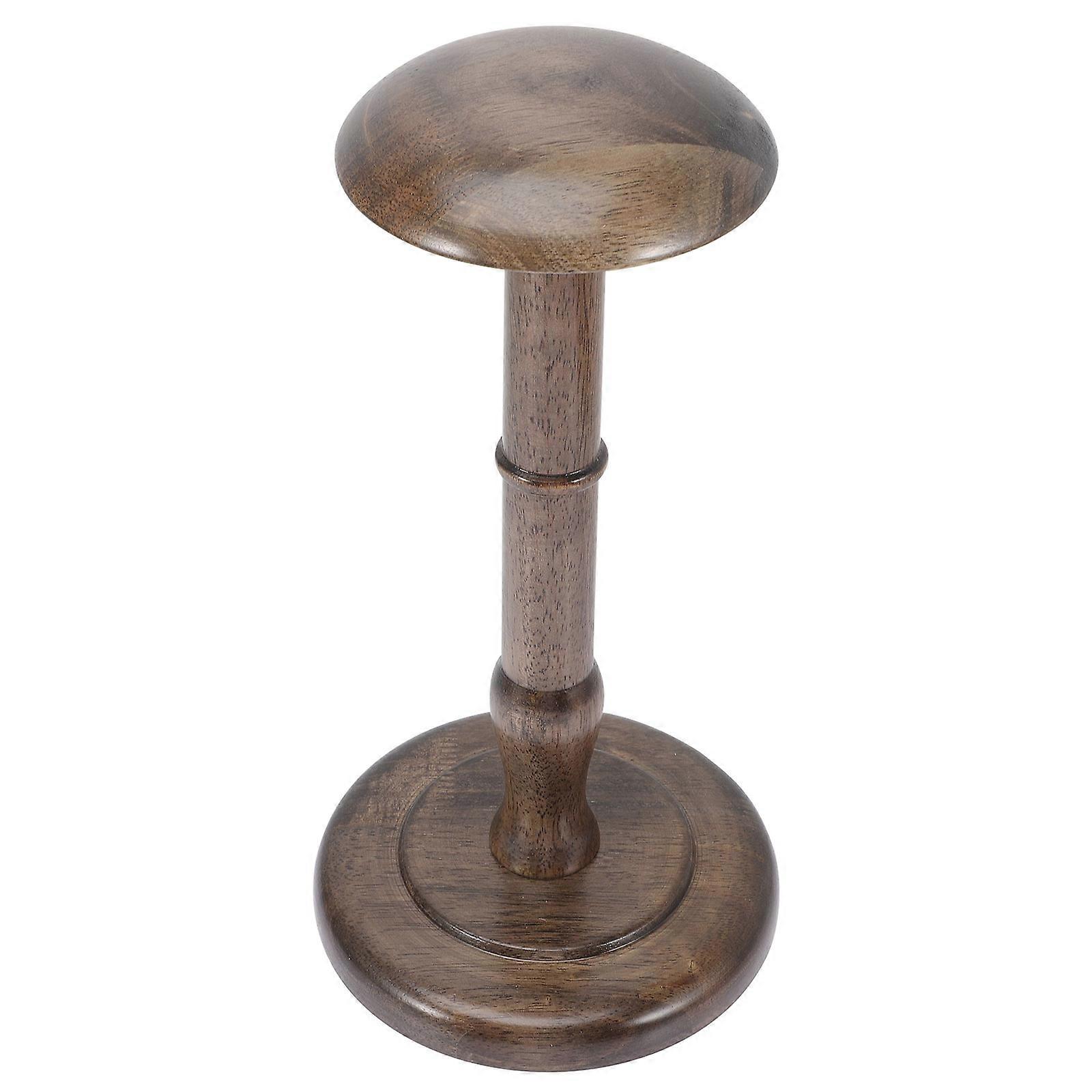 Hat Rack Stand Dome Shaped for Display Use Wooden Hat Rack Holder