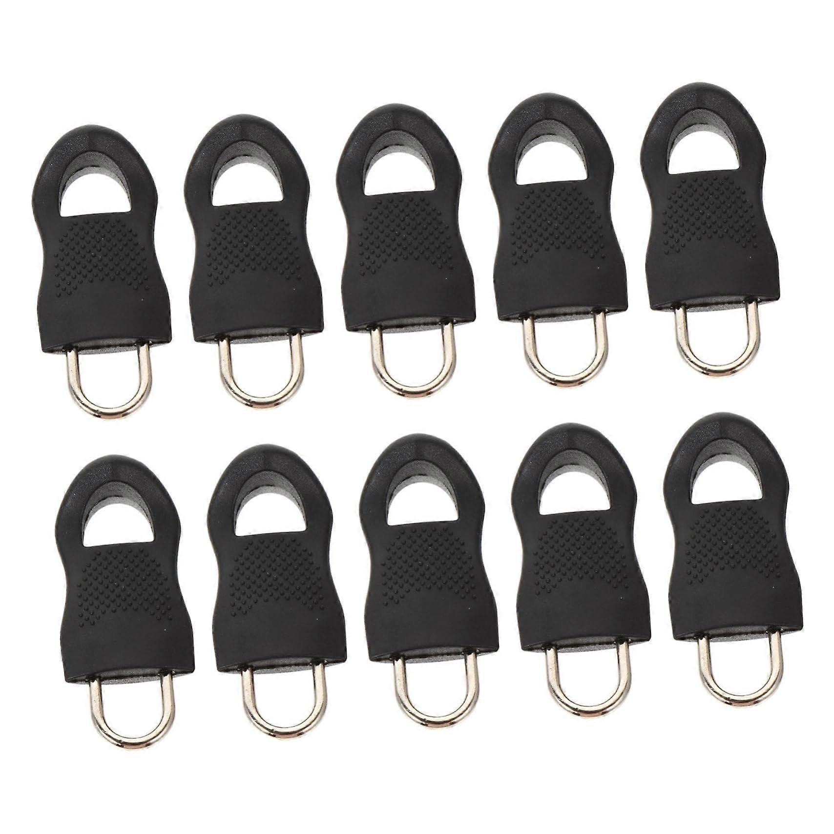 Zipper Pull Replacement Kit for Jackets and Coats, Quick Fix with Easy Clip Installation, 10 Pack