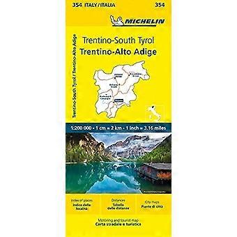 Trentino - Michelin paikallinen kartta 354