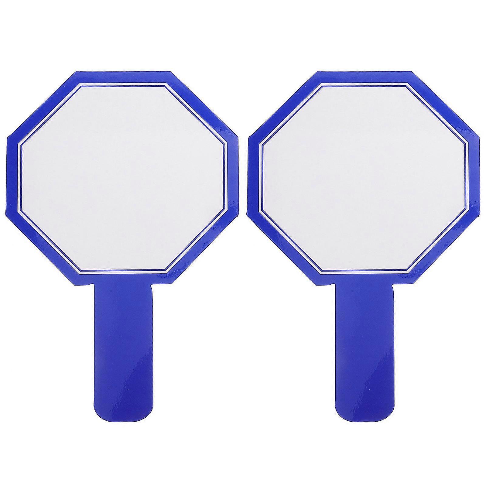 Handheld Dry Erase Paddles for Students Classroom Use 10Pcs