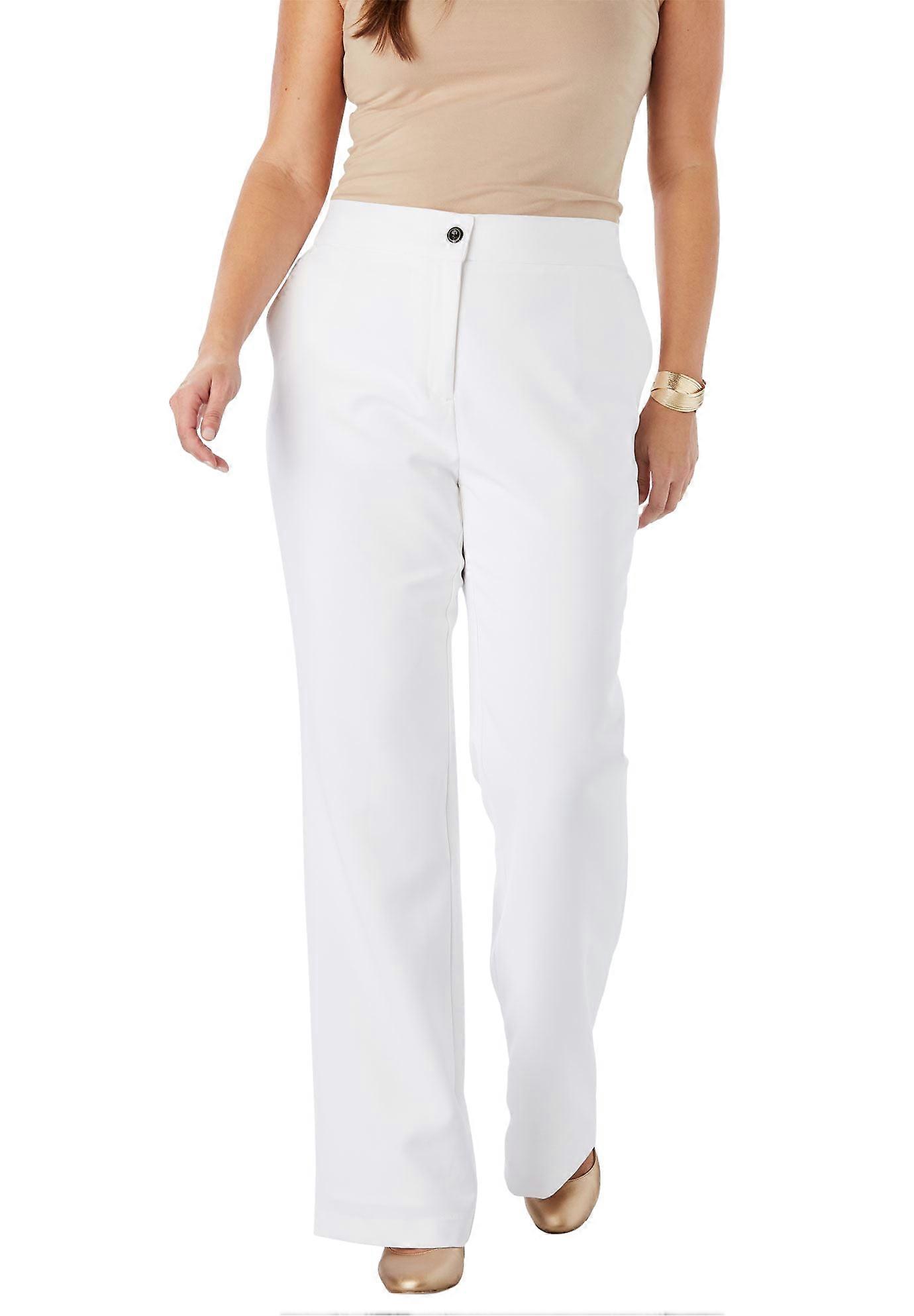 Women's Plus Size Tummy Control Bi-Stretch Bootcut Pant