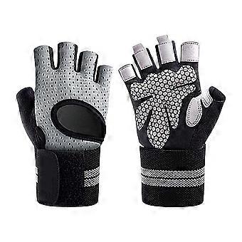 Guantes cálidos para mujer, calentadores de guantes, guantes cálidos para hombre, guantes de invierno, guantes calentadores, guantes para dedos, guantes grises S