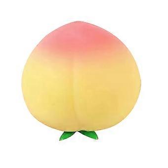 1/2Pcs Anxiety Relief Peach Squeeze Toy Realistic Peach Shaped Fidget Toy Anti-stress Decompression Simulation Fruit Sensory Slow Rising Stress Ball