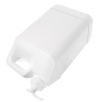 5L Pump Bottles Sterilization Liquid Plastic Liquid Soap Cosmetics Chemical Storage Container (White)
