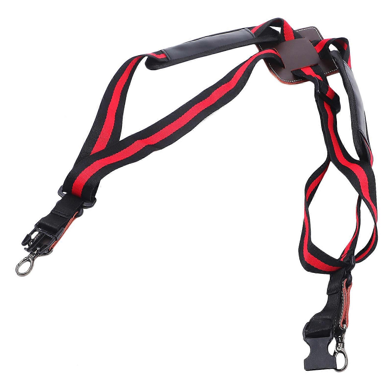 Red African Drum Strap Adjustable Drum Shoulder Strap Replacement Part