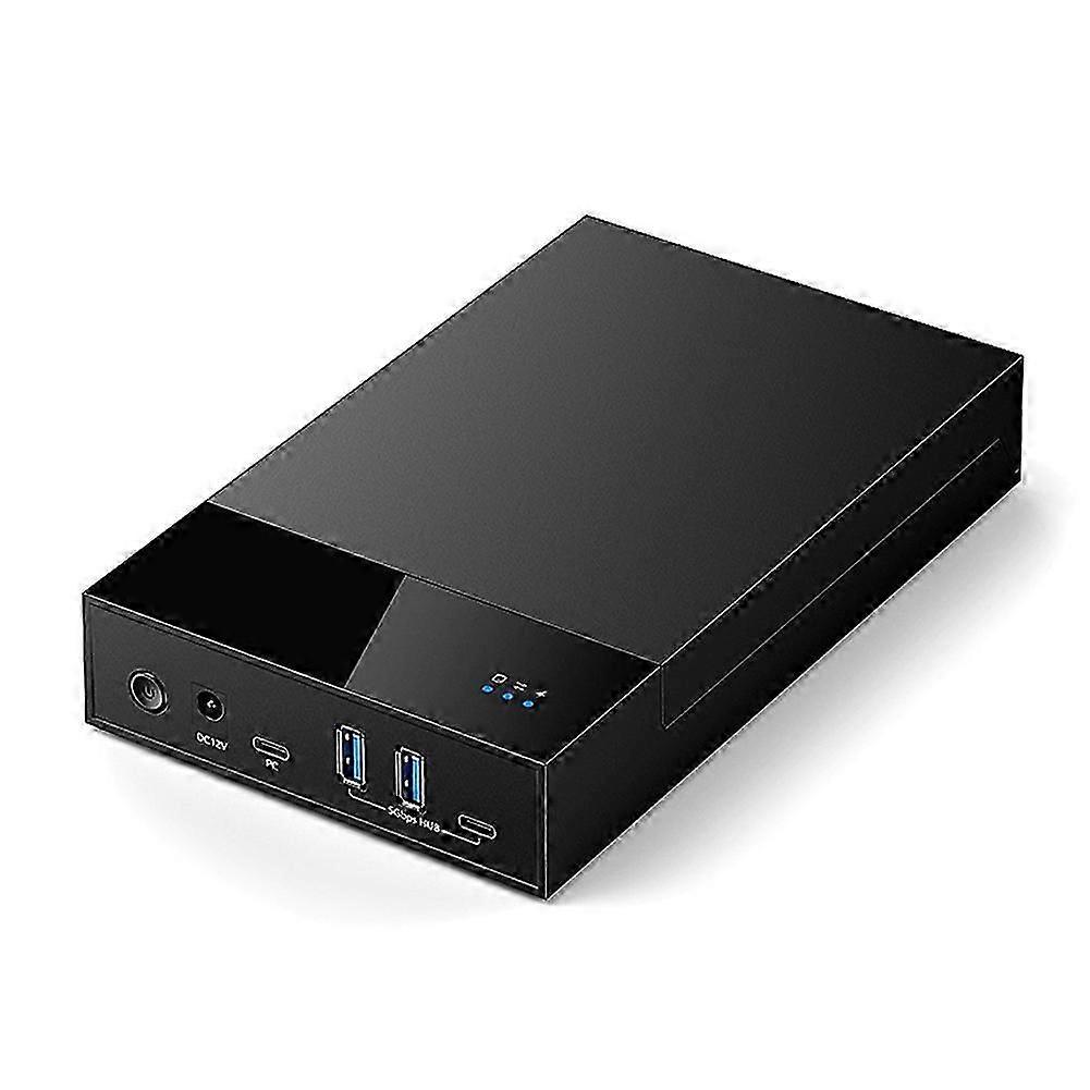 USB 3.0 a 3,5 polegadas SATA Drive Docking Station Gabinete de disco rígido externo para 3,5 2,5 polegadas SATA SSD HDD 20TB UK Plug
