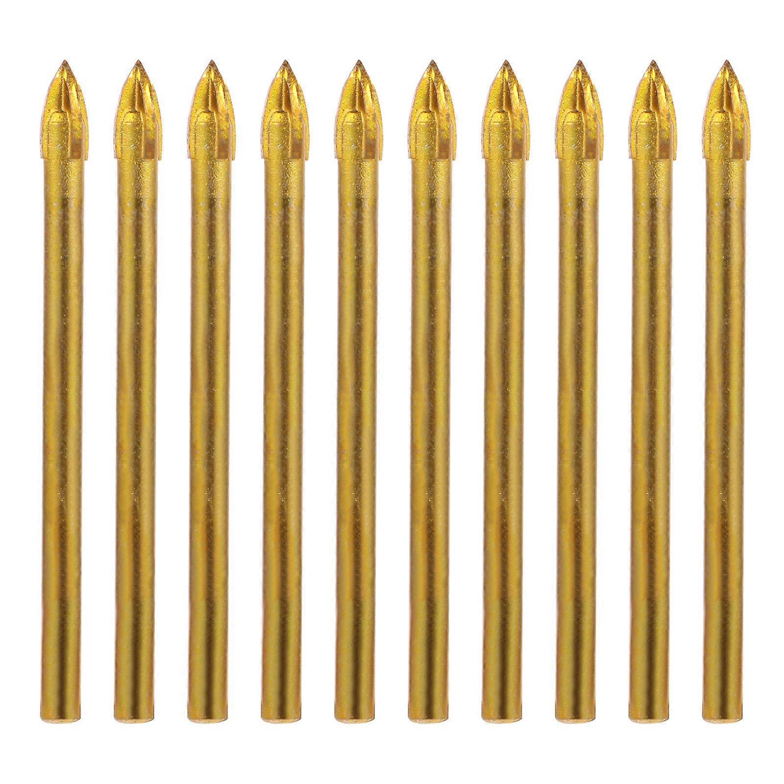 Drill Bit Triangle Head Drill Bit for Tile 10Pcs Kit