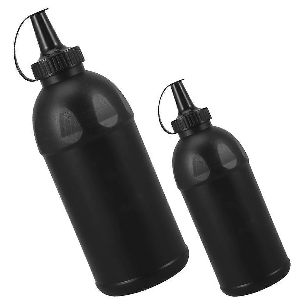 Ball Bottle Plastic Refillable Storage Containers for Bead Storage 2Pcs