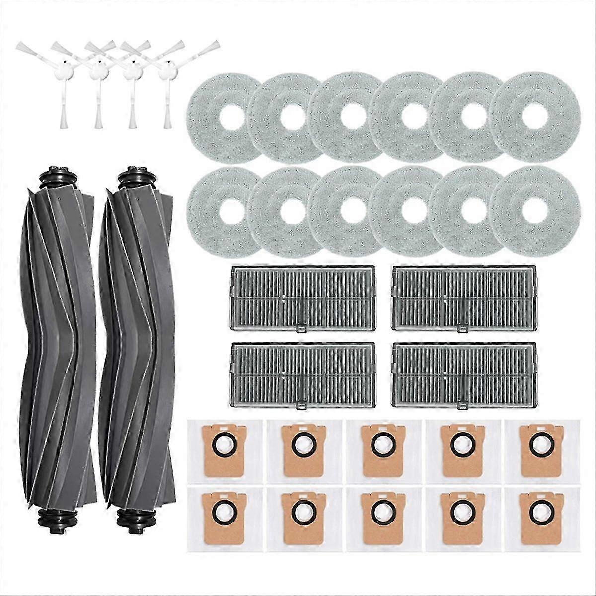 compatible with M30S D103CN Robot Vacuum Main Side Brush