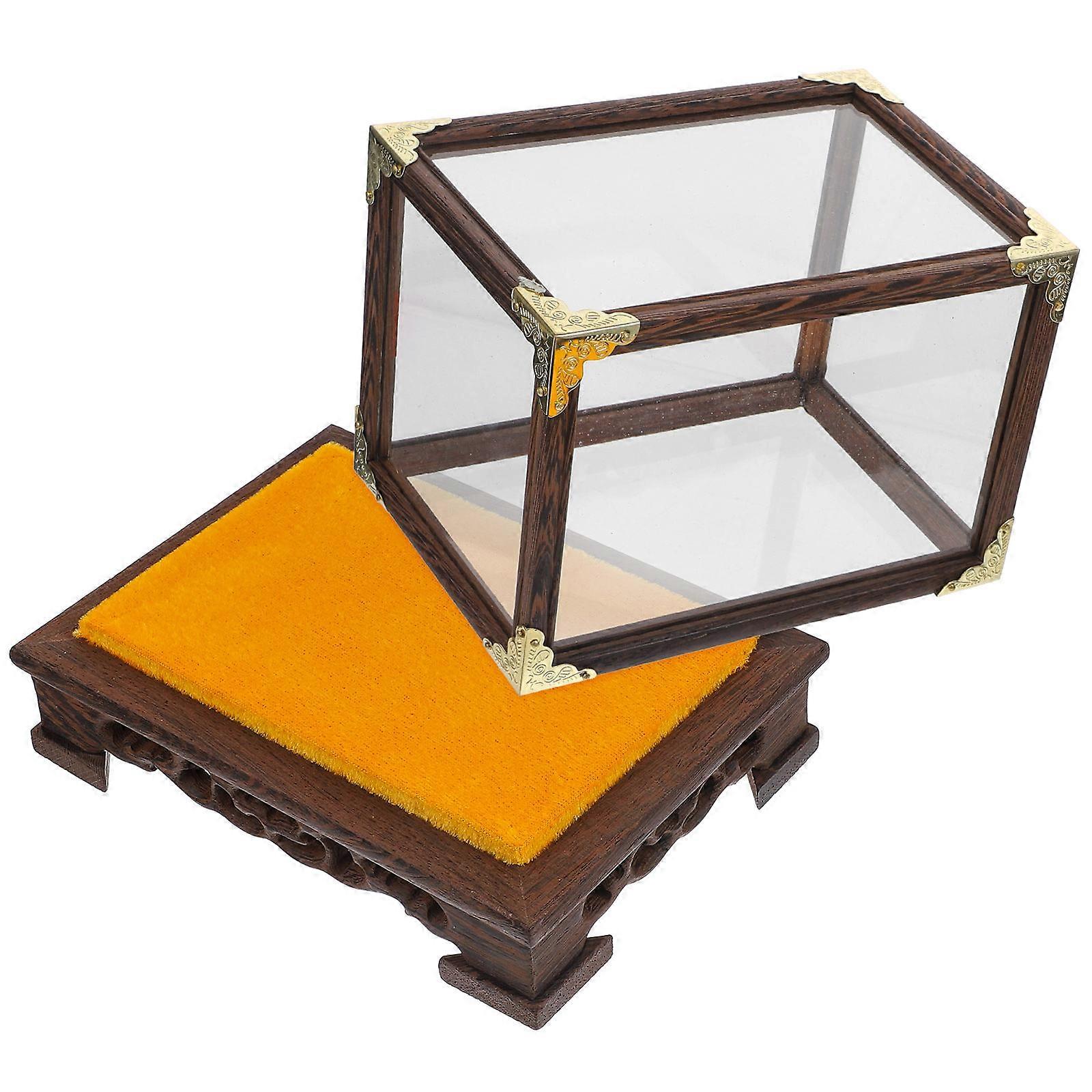 Buddha Protective Box for Home Multi-Function Desktop Display Box