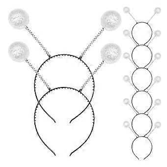 8Pcs Antena Alienígena Diadema Favor del Partido Diadema Diadema Alienígena Cosplay Tocado Fiesta Diadema Alienígena