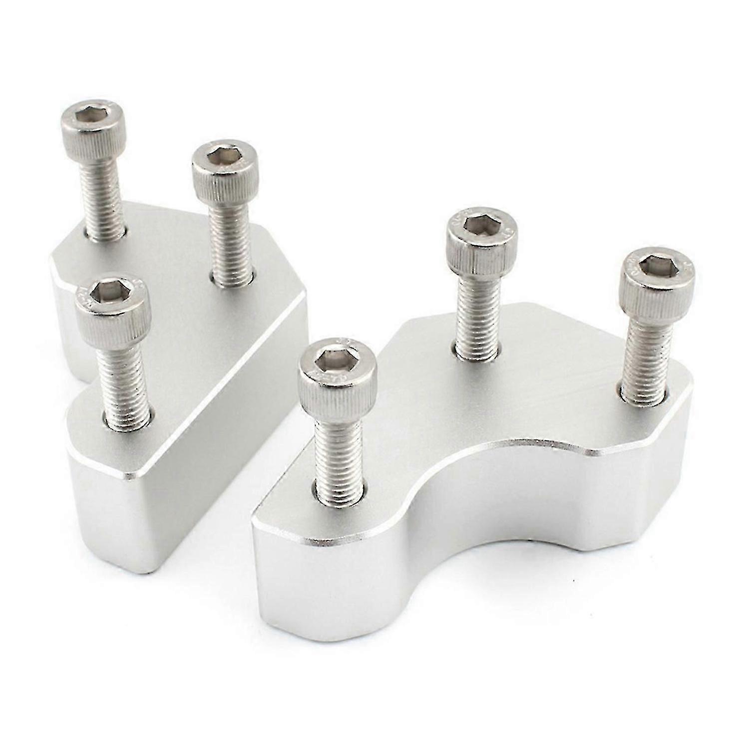 Handlebar Raise Pad Handle Bar Riser compatible with Silver