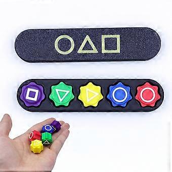 3D Printed Gonggi Set - Traditional Korean Knucklebones Game for Family Fun & Travel - Engaging & Entertaining!