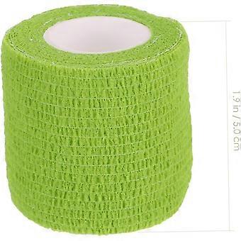 3 rouleaux de ruban adhésif pour animaux de compagnie, bandage pour blessures animales, ruban adhésif auto-adhésif, ruban pour cicatrices de chien, bandage, ruban non tissé vert