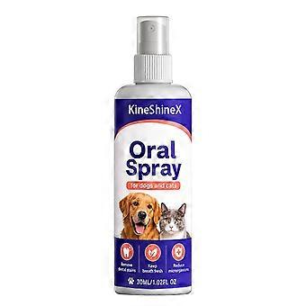 30ml Pet Oral Spray Instant Breath Freshener for Dogs & Cats, No Brushing Needed, 100% Natural for Daily Dental Hygiene & Travel