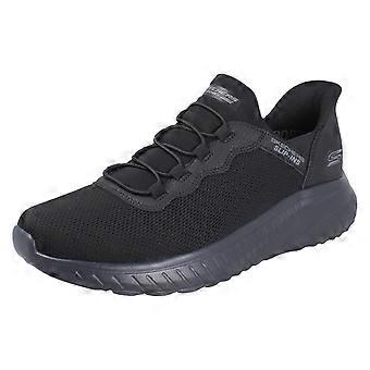 Tênis Skechers Vegan Slip-Ins Hands Free Masculino Daily Hype 118300 - Preto em Tecido - Tamanho UK 13 - Tamanho EU 48,5 - Tamanho US 14