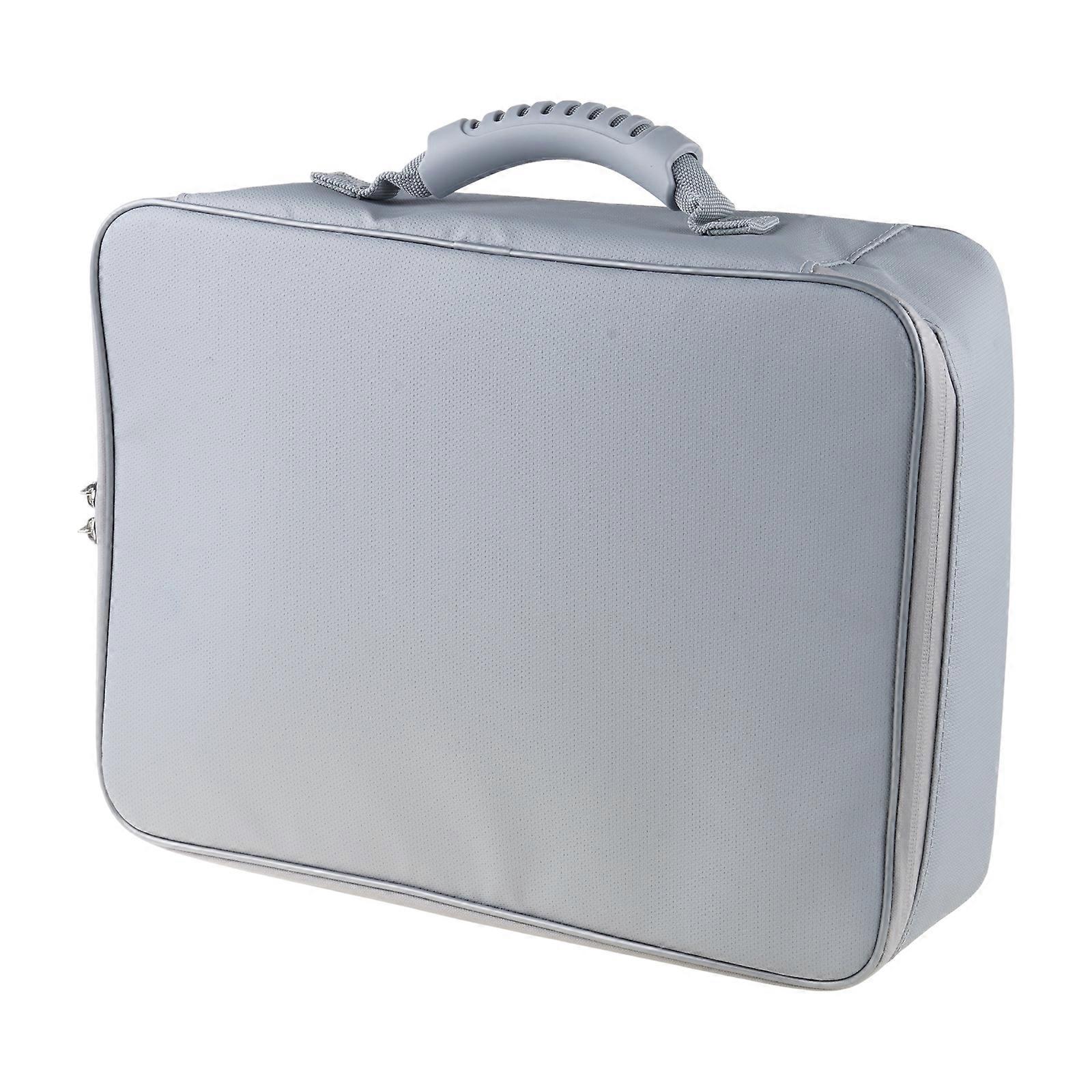 Secure Fireproof Waterproof File Keeper Organizers Featuring Multiple Compartments For Easy Document Access And Storage Multicolor