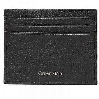 Calvin Klein Logo Leather Card Holder