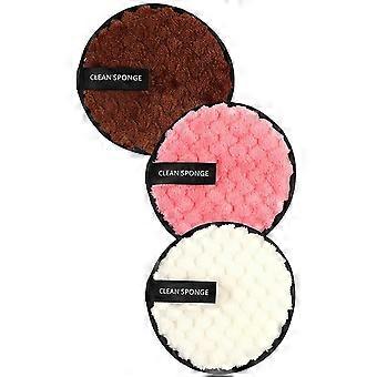 3pcs Makeup Remover Pads Reusable Face Cleansing Mat Women Skin Care Facial Cleansers