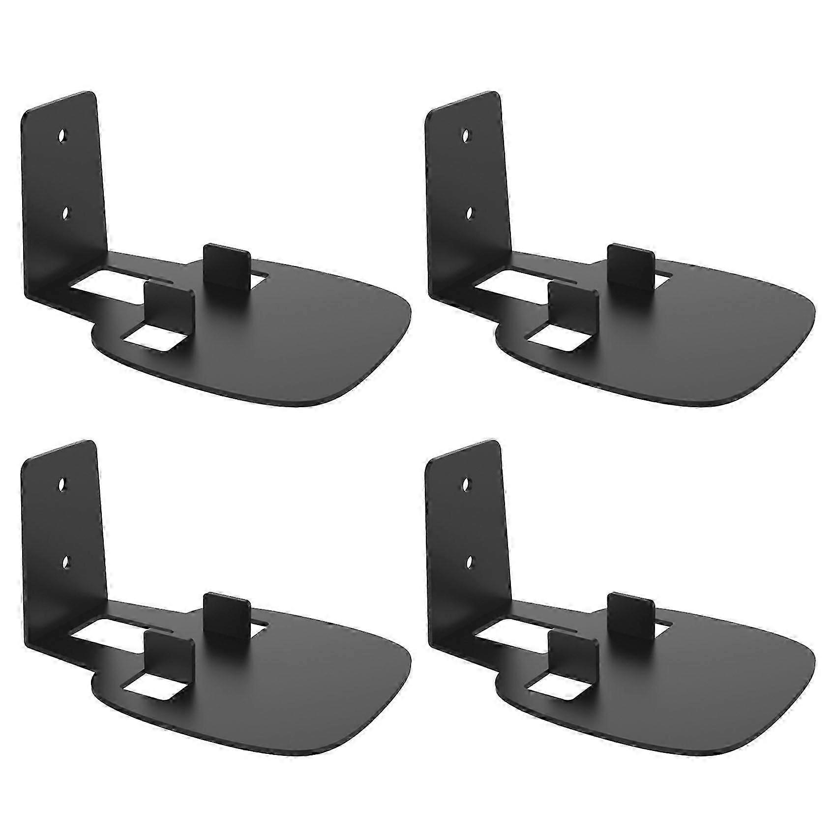Support mural pour enceinte Sonos One SL (x4) - Structure robuste en fer
