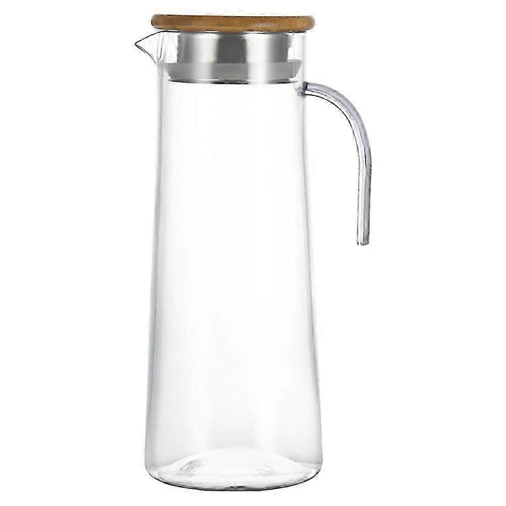 Transparent Beverage Storage Pitcher Drinking Pitcher with Lid