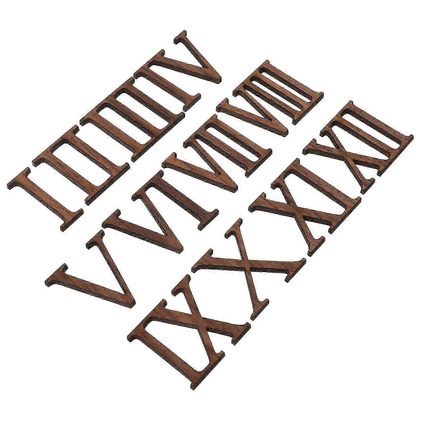 Roman Numeral Clock Numbers Kit for DIY Digital Clock 5Sets Assorted Color
