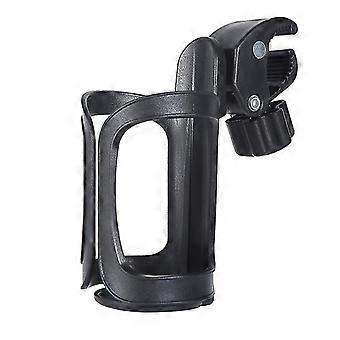 Bike Cup Holder, 360 Degrees Rotation Drink Water Bottle Cages Stroller Cup Holders For Bicycles, Mountain Bikes, Baby Strollers And Wheelchair(1 Pcs