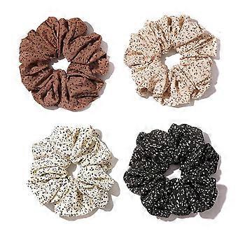 Silk Satin XL for long thick hair Set of 4, Multicolored [XR]