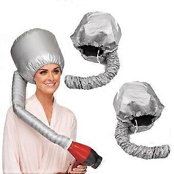 Portable Soft Hair Drying Cap Bonnet Hood Hat Womens Home Ho t Tool Dryer F9B1