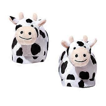 1 Pair Winter Cotton Slippers Couples Plush Footwear Warm-keeping Slipper