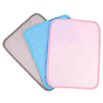 Pet Cooling Mat Hamster Mat for Summer Use 3Pcs Washable Small Pet Training Pads