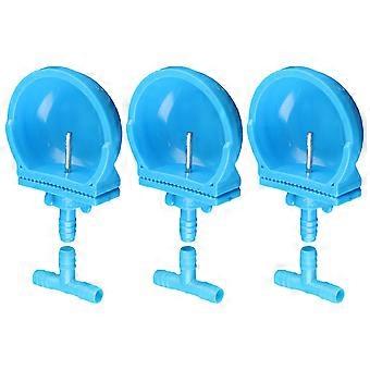 Rabbit Water Dispenser Plastic Drinking Bowls 3Pcs Automatic Feeder