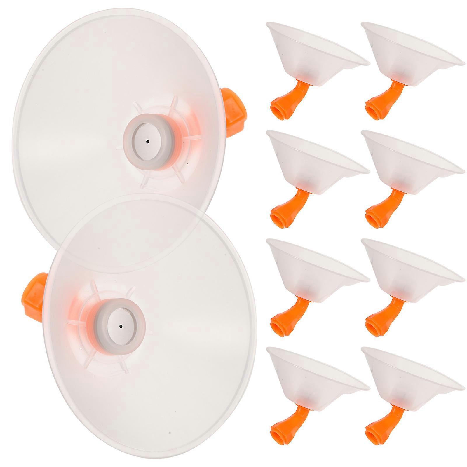 Atomizing Nozzle with Windproof Shield Copper Spraying Nozzle 10Pcs Sprayer