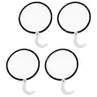Traditional Foldable Fans Folding Fan Handheld Fan for Summer 8Pcs Black