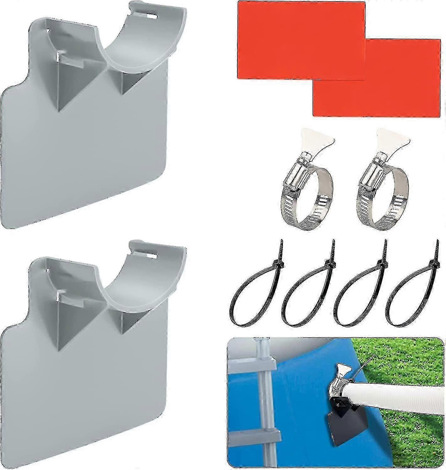 2 Pack Swimming Pool Pipe Holders,l
