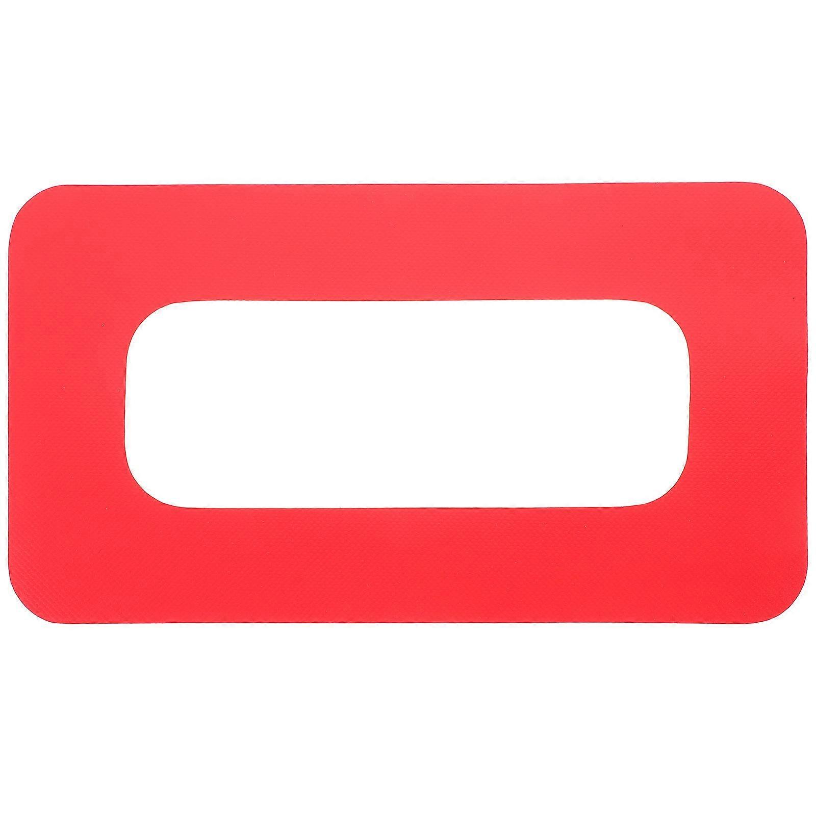 Red Paddle Fin Box Connection Patch for Surfboard Replacement Accessory