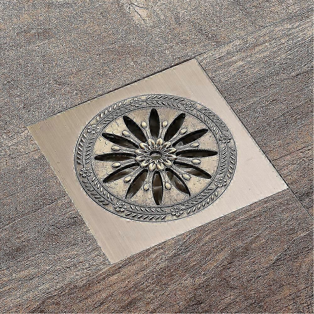Brass Shower Drain, Square Floor Drain Smell