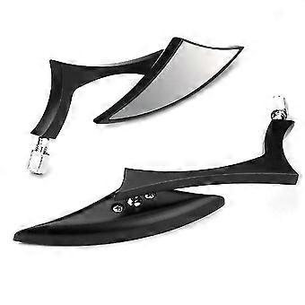 2pcs 8/10mm Universal Aluminum Alloy Motorcycle Bar End Side Rearview Mirrors For Motorcycle Street Bike Sports Bike Chopper
