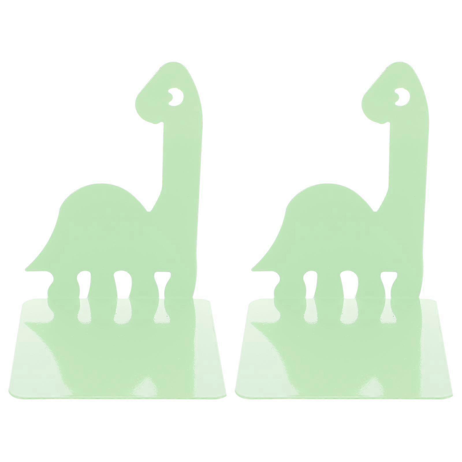 Sturdy Dinosaur Bookends Iron Pair