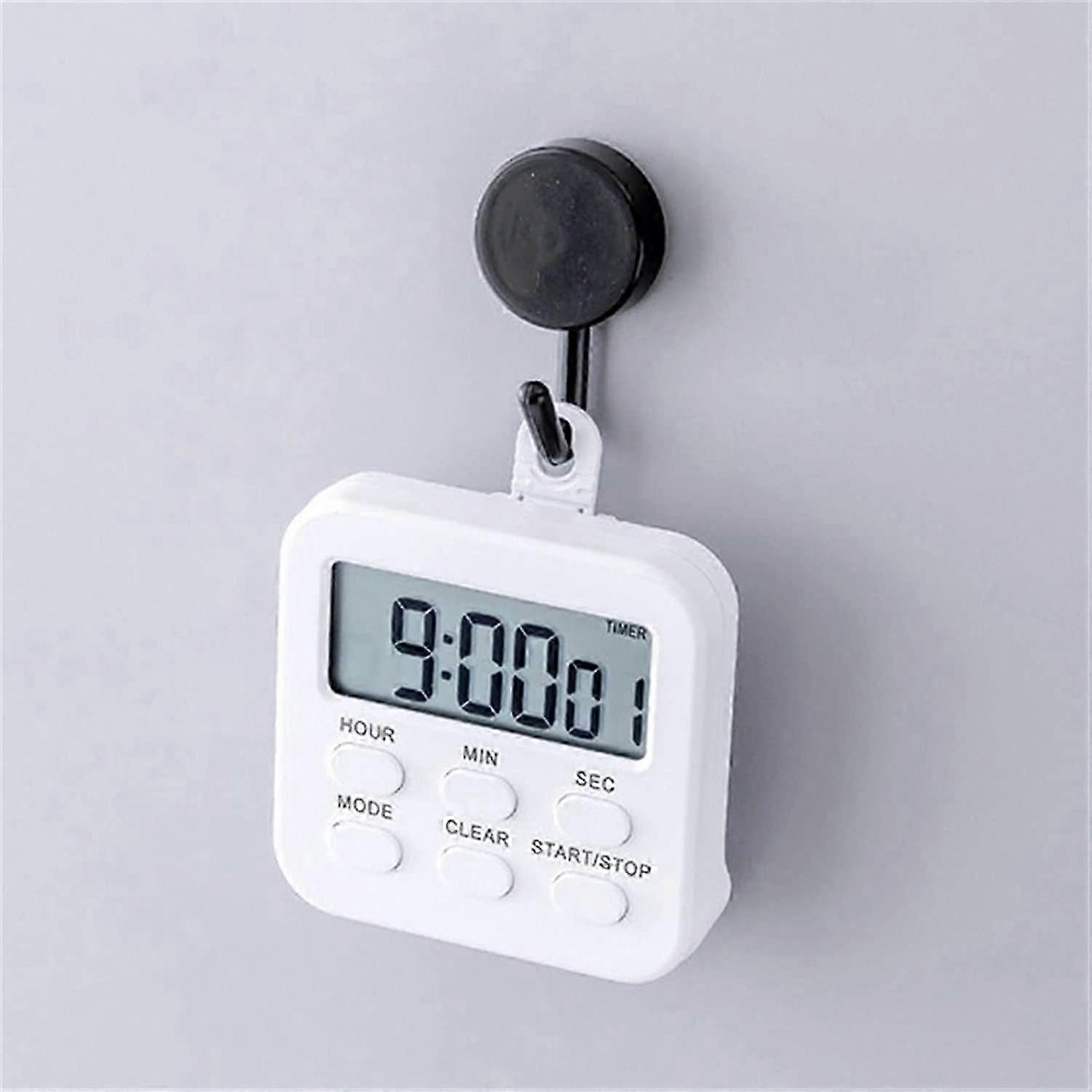 Mini Digital Kitchen Timer for Cooking, Teaching, Games & Learning - Battery Operated