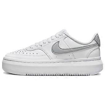 Chaussures de skate basses Nike Court Vision Alta pour femme, confortables, antidérapantes et résistantes à l'abrasion, blanches (DM0113-101)
