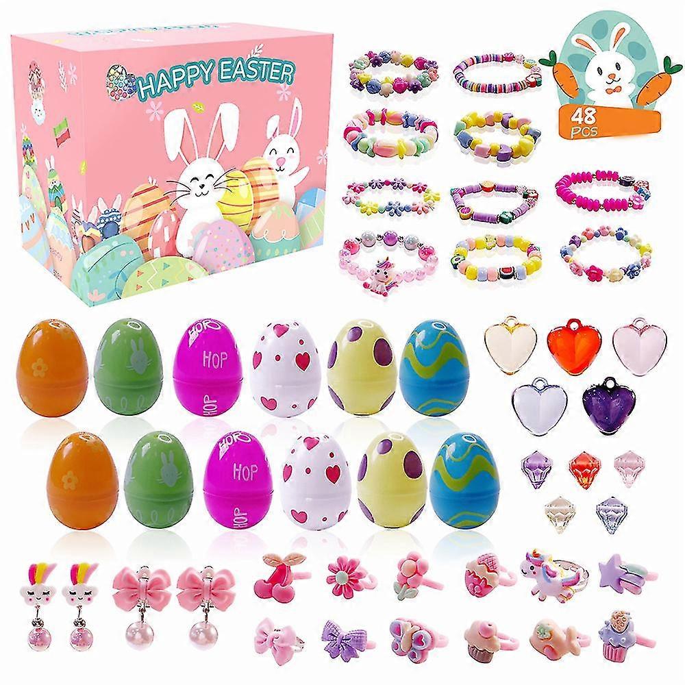 12 Colourful Easter Eggs With Toys
