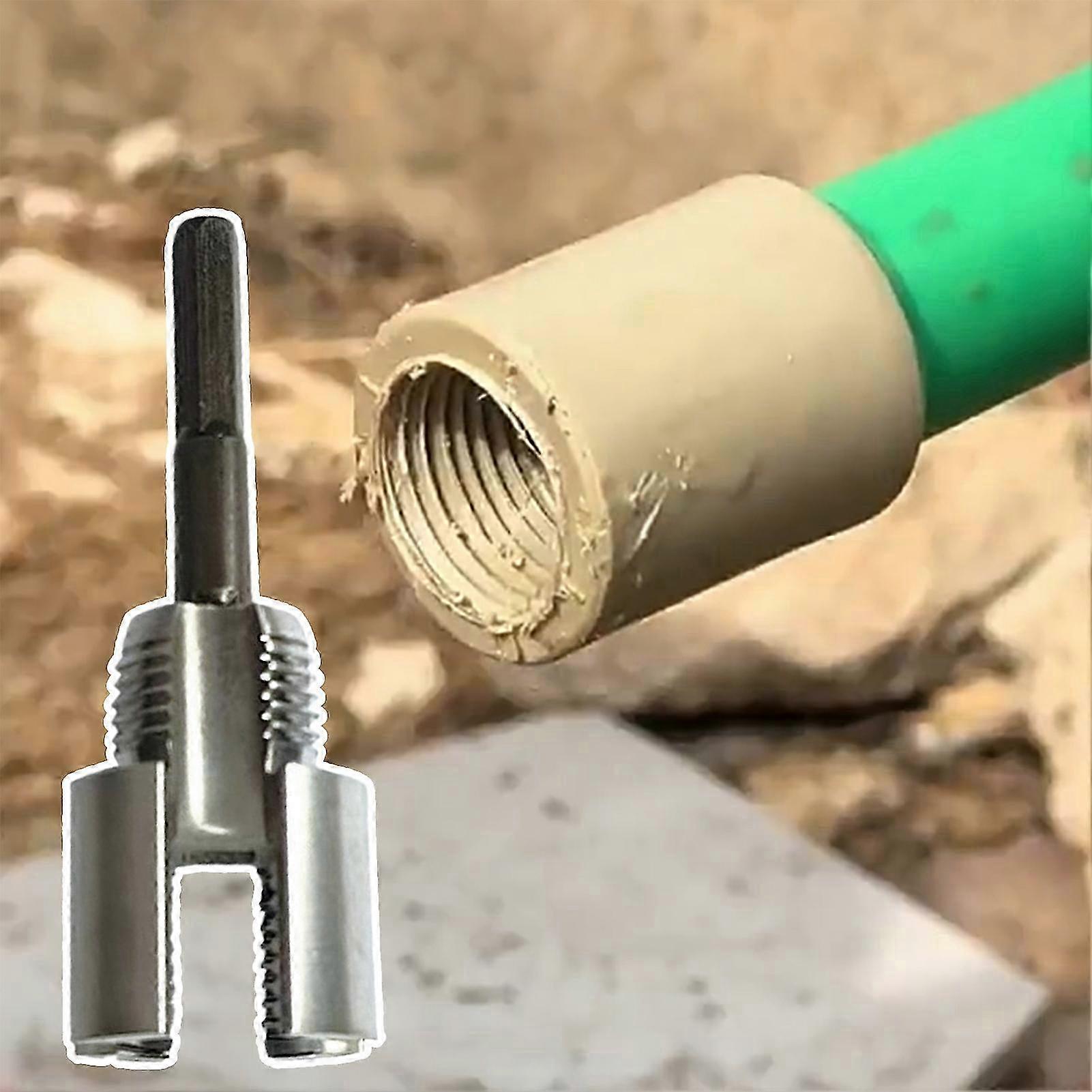 Drill-Driven PVC Threader Kit 1/2" 3/4"