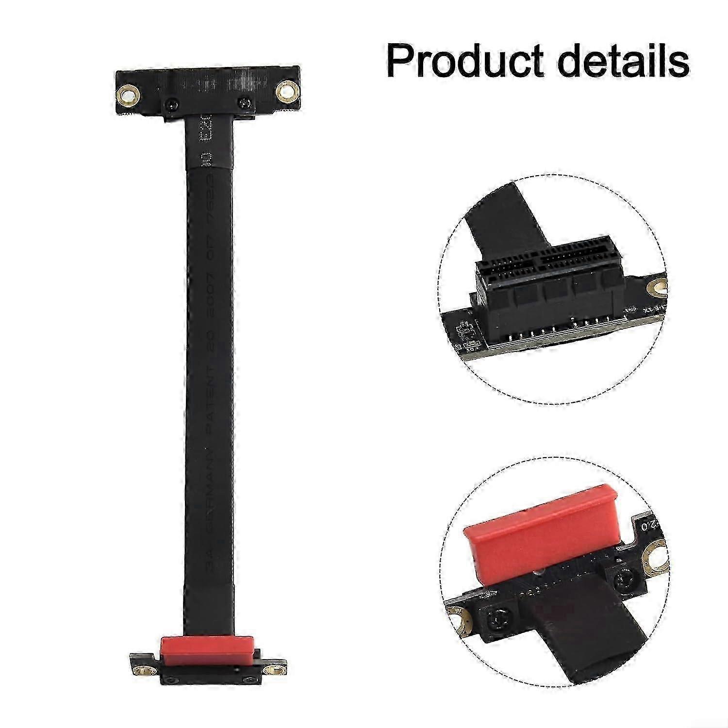 Compact Dual-Angle PCIe Riser