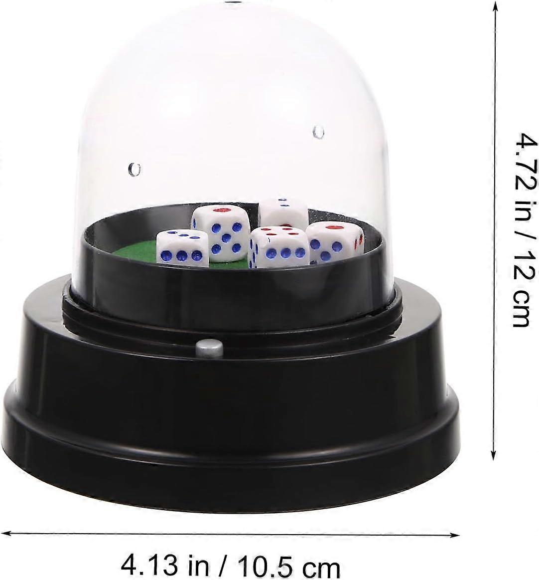 Electric Dice Cup with Dices, Compact Abs Game Accessory