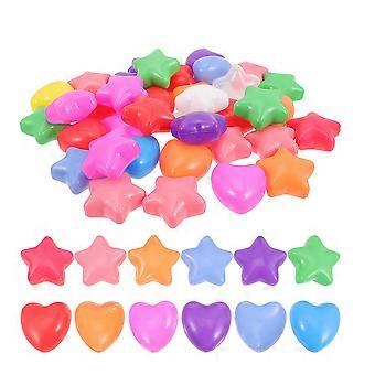 Plastic Play Balls Multi Colored for Playing 200Pcs Crush Proof Ocean Balls