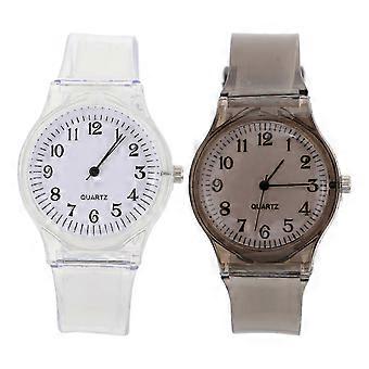Kids Watch, 2Pcs Plastic Watches for Children, Durable Fashionable Gift for Boys Girls yt